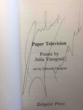 PAPER TELEVISION by Vinograd, Julia.