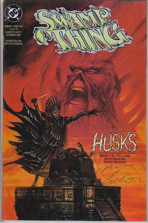 SWAMP THING: Husks. #124, October 1992. by Collins, Nancy A., writer; Scot Eaton, Greg Baker, artists.