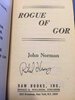 Another image of ROGUE OF GOR, #15. by Norman, John. (Richard Hescox, signed.)