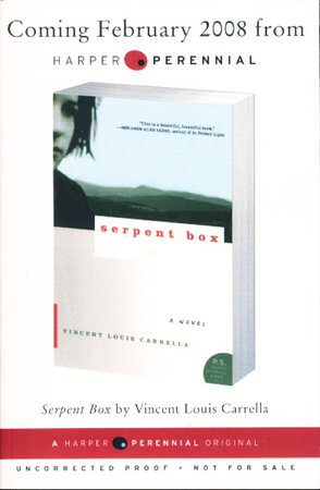 SERPENT BOX. by Carrella, Vincent Louis.