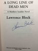 Another image of A LONG LINE OF DEAD MEN. by Block, Lawrence