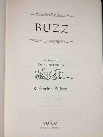BUZZ: A Year of Paying Attention. by Ellison, Katherine.