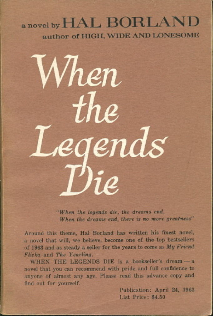 When The Legends Die By Borland Hal Bookfever Com When The Legends Die By Borland Hal Bookfever Com