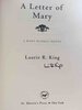 Another image of A LETTER OF MARY. by King, Laurie R.