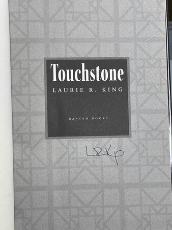 TOUCHSTONE. by King, Laurie R.