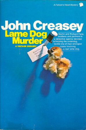 LAME DOG MURDER. by Creasey, John.