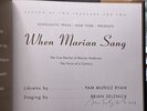 Another image of WHEN MARIAN SANG. by Ryan, Pam Munoz. Pictures by Brian Selznick