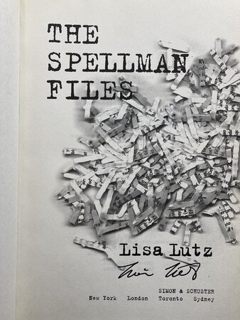 THE SPELLMAN FILES. by Lutz, Lisa.