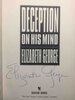 Another image of DECEPTION ON HIS MIND. by George, Elizabeth.
