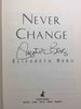 Another image of NEVER CHANGE. by Berg, Elizabeth