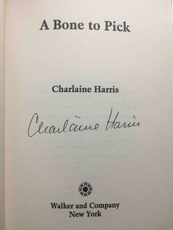 A BONE TO PICK. by Harris, Charlaine.
