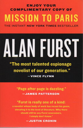 MISSION TO PARIS. by Furst, Alan.