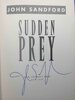Another image of SUDDEN PREY. by Sandford, John (pseudonym for John Camp.)