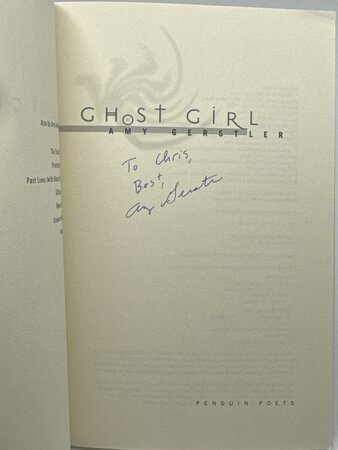 GHOST GIRL. by Gerstler, Amy.