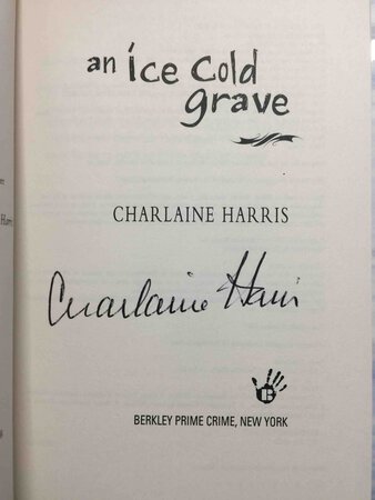 AN ICE COLD GRAVE. by Harris, Charlaine.