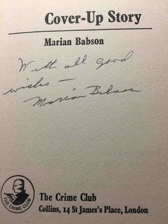 COVER-UP STORY. by Babson, Marion
