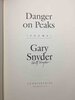 Another image of DANGER ON PEAKS: Poems. by Snyder, Gary.