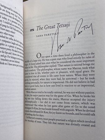 3RD CULPRIT: An Annual of Crime Stories. by [Anthology -signed] Cody, Lisa; Michael Z. Lewin and Peter Lovesey, editors. Sara Paretsky, signed.