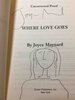 Another image of WHERE LOVE GOES. by Maynard, Joyce.