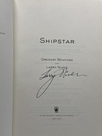 SHIPSTAR. by Benford, Gregory and Larry Niven.