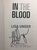 Another image of IN THE BLOOD. by Unger, Lisa.