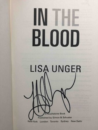 IN THE BLOOD. by Unger, Lisa.