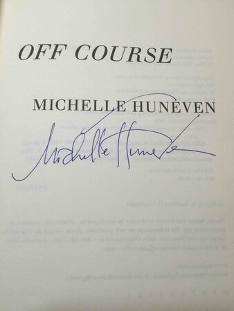 OFF COURSE. by Huneven, Michelle.