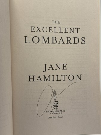 EXCELLENT LOMBARDS. by Hamilton, Jane.