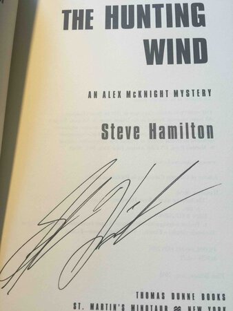 THE HUNTING WIND: An Alex McKnight Mystery. by Hamilton, Steve.
