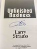 Another image of UNFINISHED BUSINESS. by Strauss, Larry.