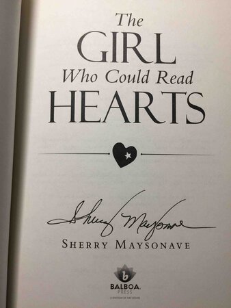 THE GIRL WHO COULD READ HEARTS. by Maysonave, Sherry.