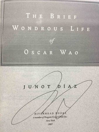 THE BRIEF WONDROUS LIFE OF OSCAR WAO. by [Modern Literature] Diaz, Junot.