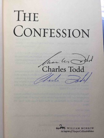 THE CONFESSION. by Todd, Charles.
