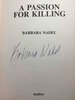 Another image of A PASSION FOR KILLING. by Nadel, Barbara.