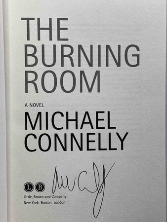 THE BURNING ROOM. by Connelly, Michael.