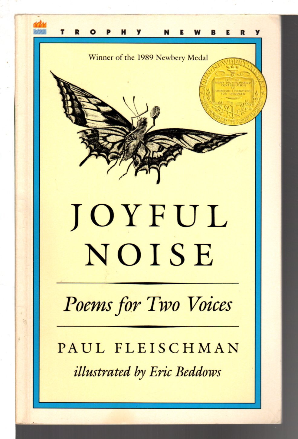 JOYFUL NOISE: Poems for Two Voices. by Fleischman, Paul (illustrated ...