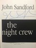 Another image of THE NIGHT CREW. by Sandford, John.