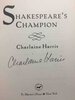 Another image of SHAKESPEARE'S CHAMPION. by Harris, Charlaine.