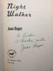 Another image of NIGHT WALKER. by Hager, Jean.