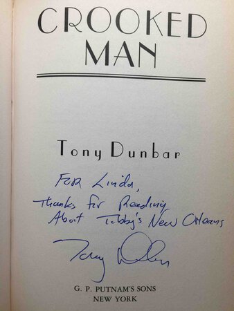 CROOKED MAN. by Dunbar, Tony.