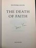 Another image of DEATH OF FAITH. by Leon, Donna.