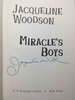 Another image of MIRACLE'S BOYS. by Woodson, Jacqueline.