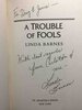 Another image of A TROUBLE OF FOOLS by Barnes, Linda