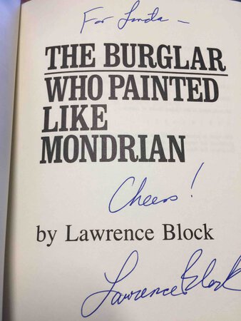 THE BURGLAR WHO PAINTED LIKE MONDRIAN. by Block, Lawrence.
