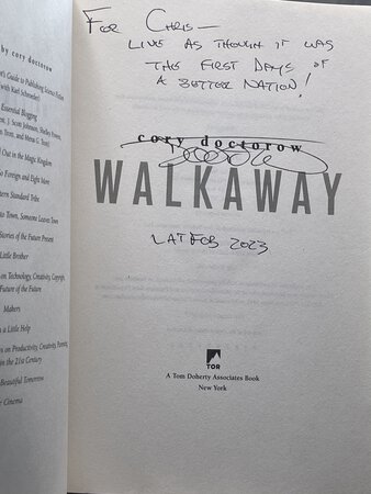 WALKAWAY. by Doctorow, Cory.