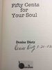 Another image of FIFTY CENTS FOR YOUR SOUL. by Dietz, Denise.