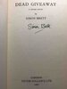 Another image of DEAD GIVEAWAY: A Crime Novel. by Brett, Simon.