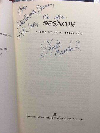 SESAME. by Marshall, Jack.