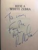 Another image of RIDE A WHITE ZEBRA. by Montana, Ron.
