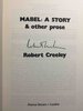 Another image of MABEL: A Story and other prose. by Creeley, Robert.